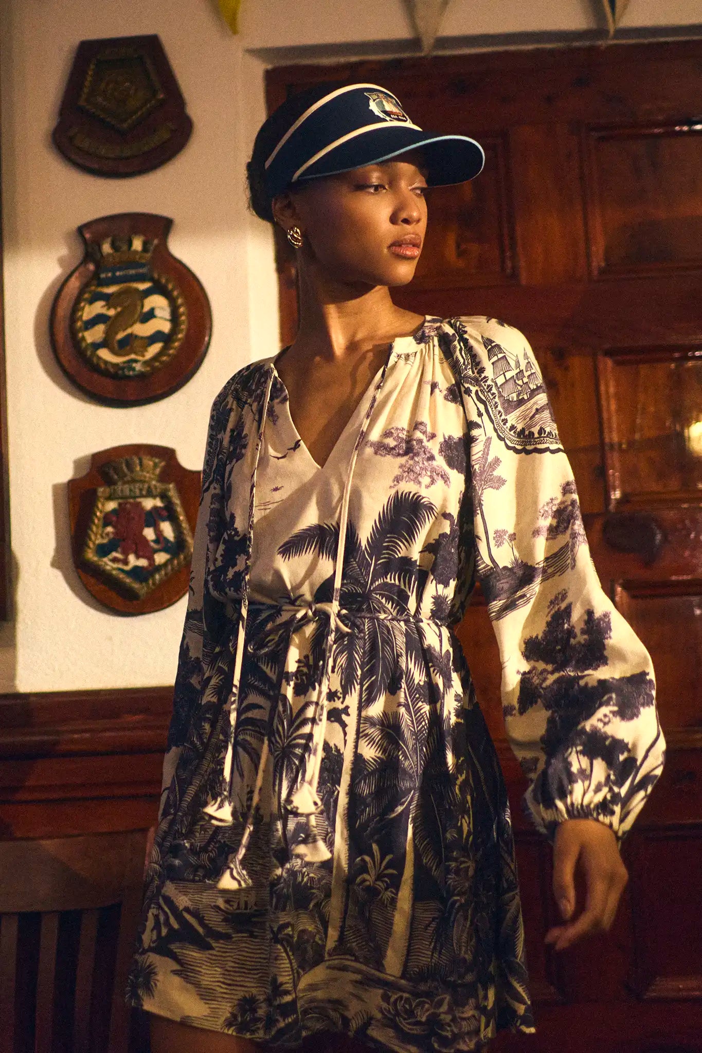 Hunter Bell Lisette Dress Bermuda Toile