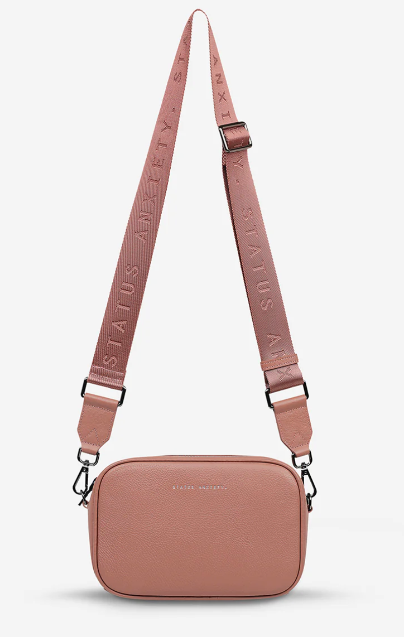 Status Anxiety Plunder w/ Webbed Strap Dusty Rose