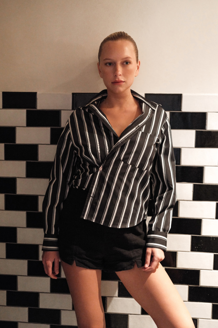 Cissa The Daily Shirt in Shadow Stripe