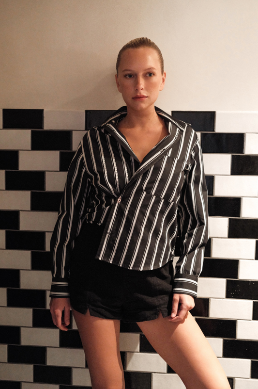 Cissa The Daily Shirt in Shadow Stripe