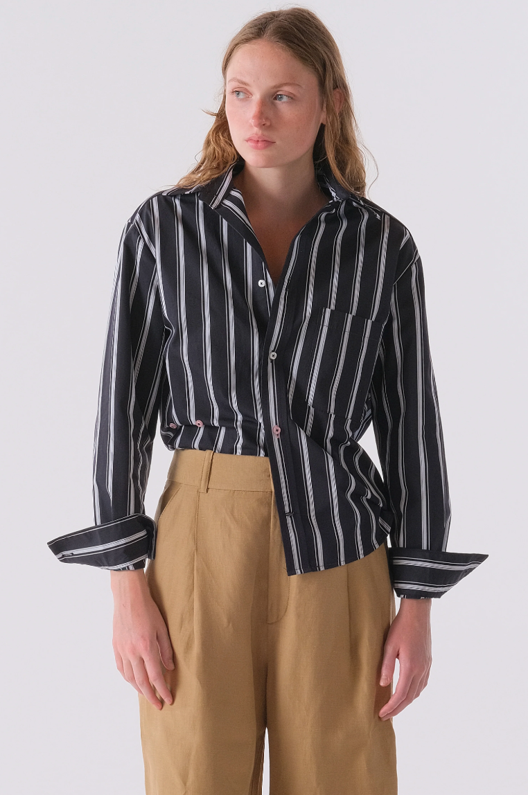Cissa The Daily Shirt in Shadow Stripe
