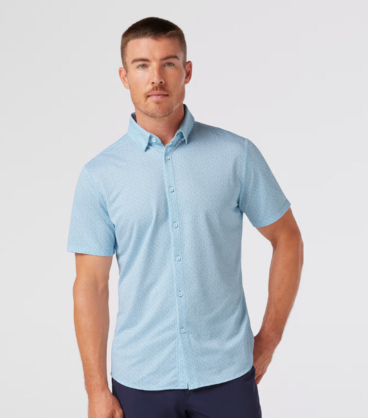 Mizzen + Main Halyard SS Shirt Lt Blue Circle Montage