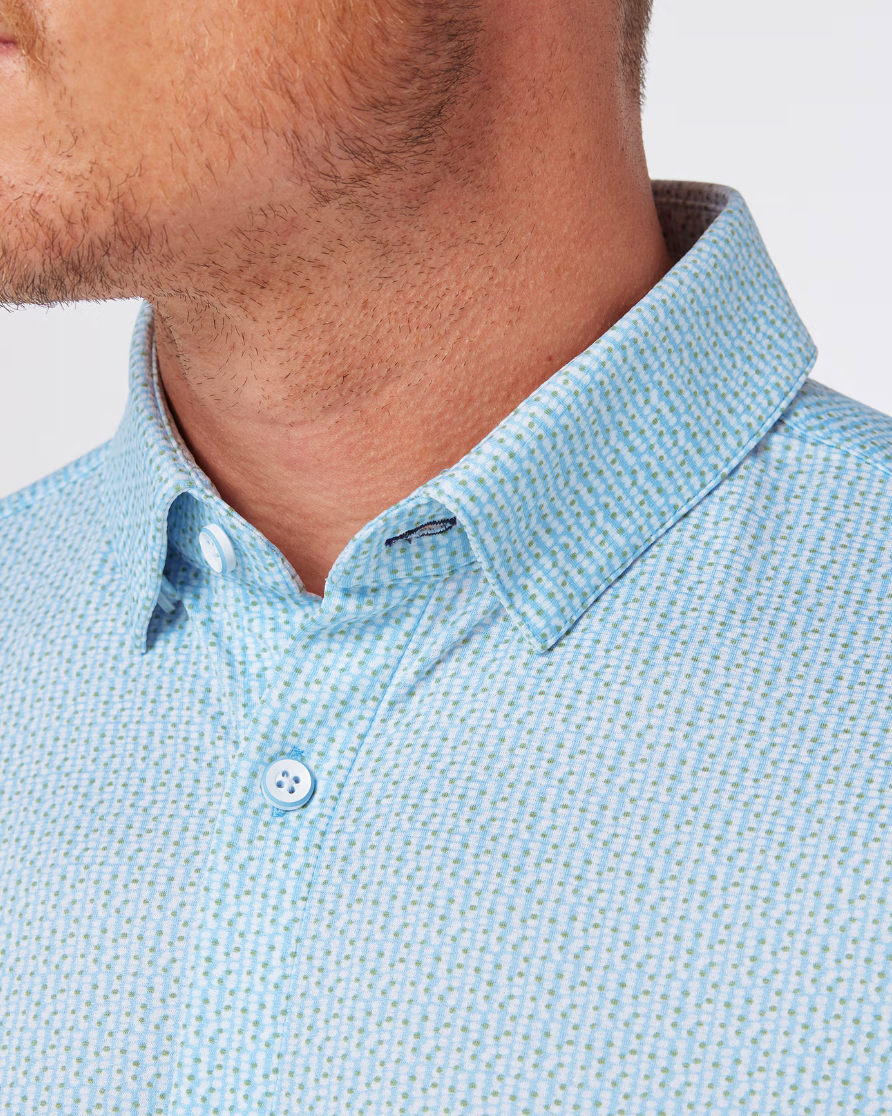 Mizzen + Main Halyard SS Shirt Lt Blue Circle Montage