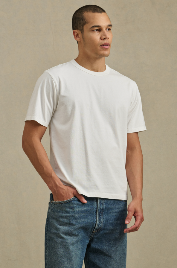 Velvet Wells SS Tee White