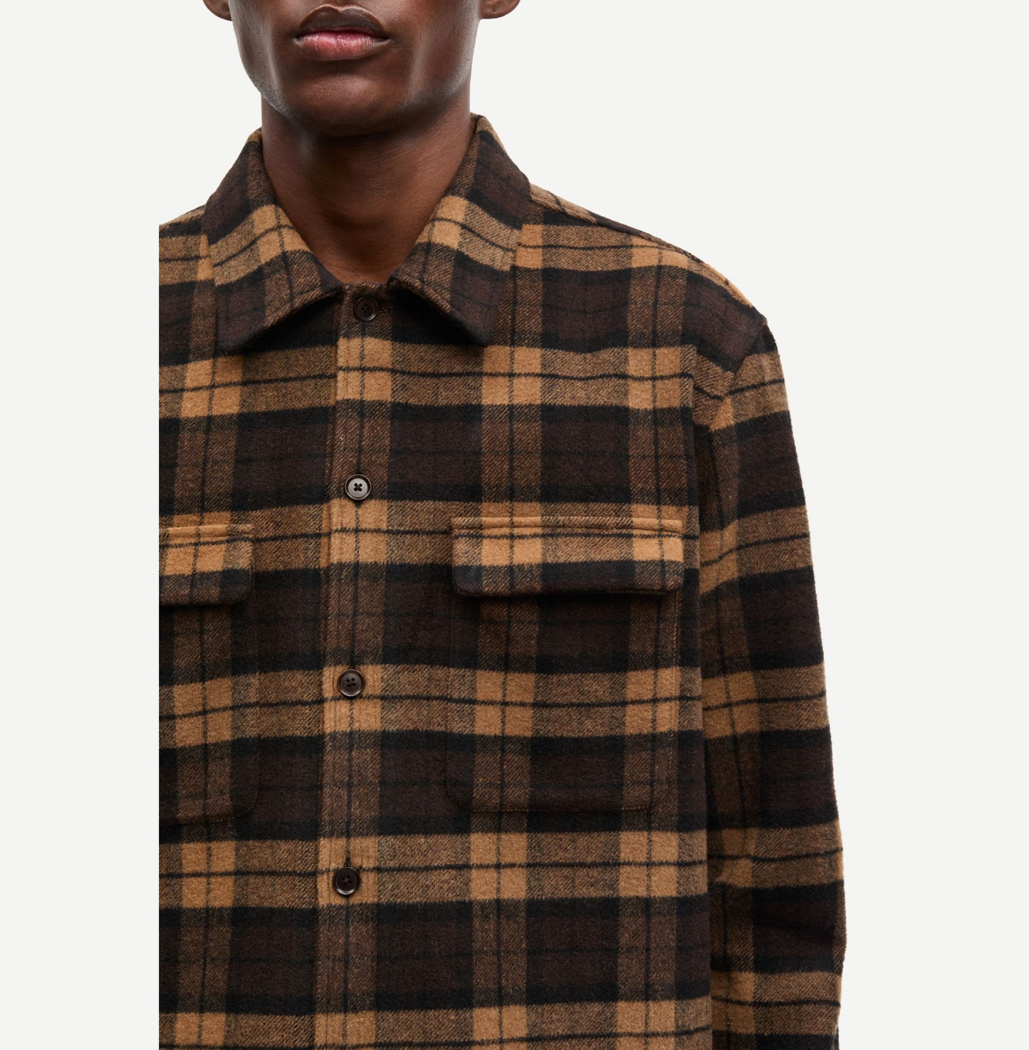 Samsoe Sacastor X H Overshirt Turkish Coffee