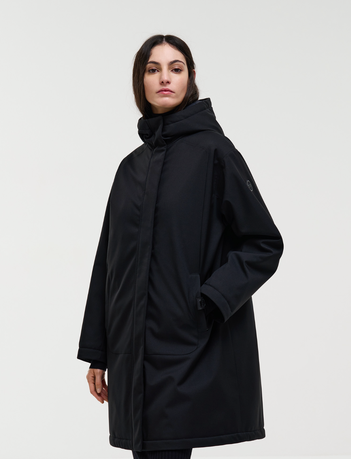 Colmar Bittersweet Coat w/ Hood Black