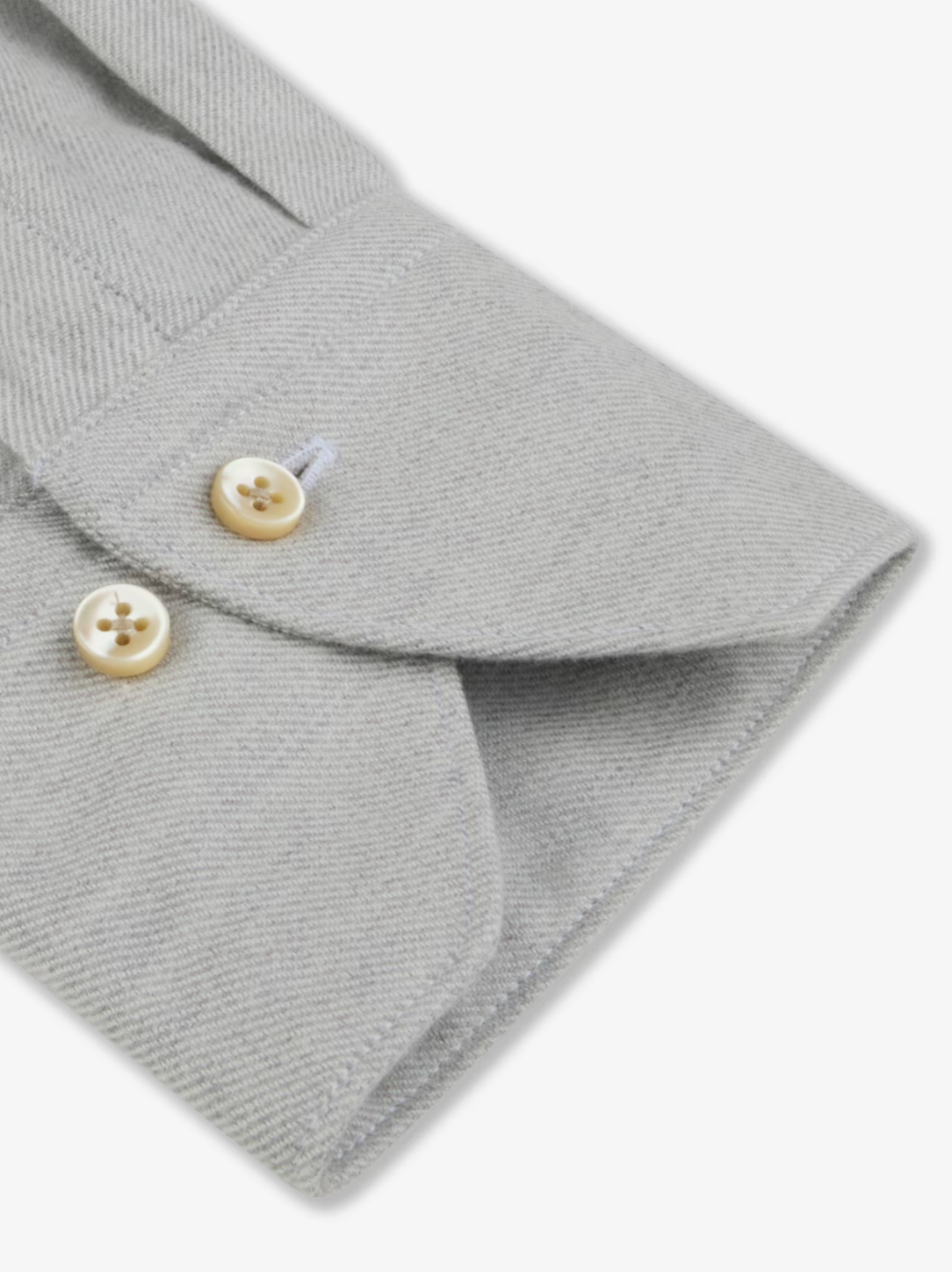 Stenstroms Fitted Solid Grey Flannel