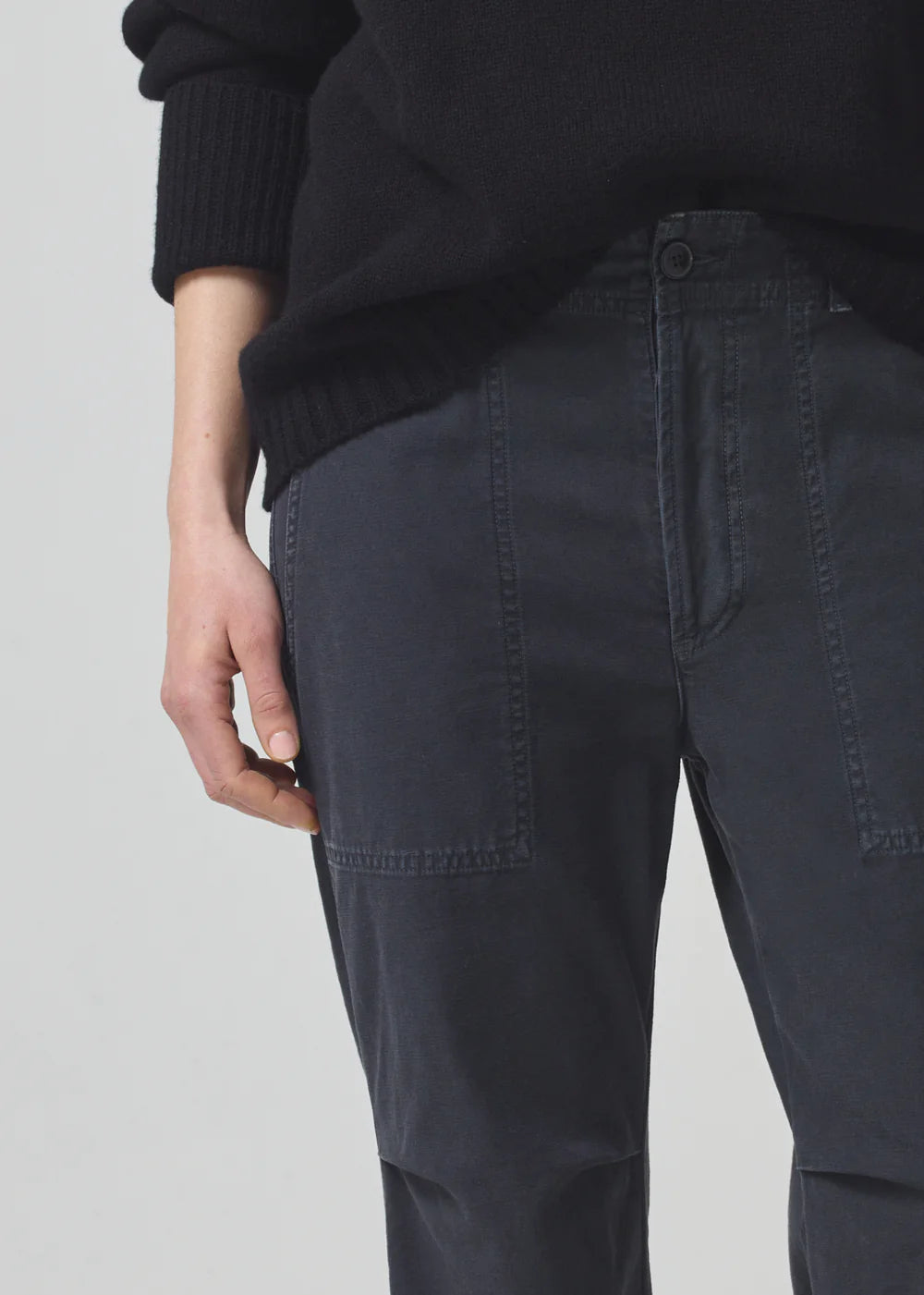 Citizens of Humanity Agni Utility Trouser Washed Black