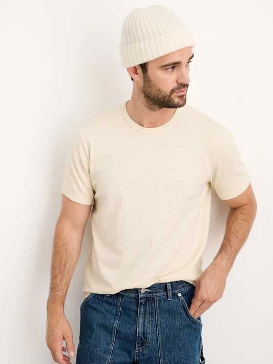 Alex Mill Standard T Shirt in Slub Cotton Almond Milk