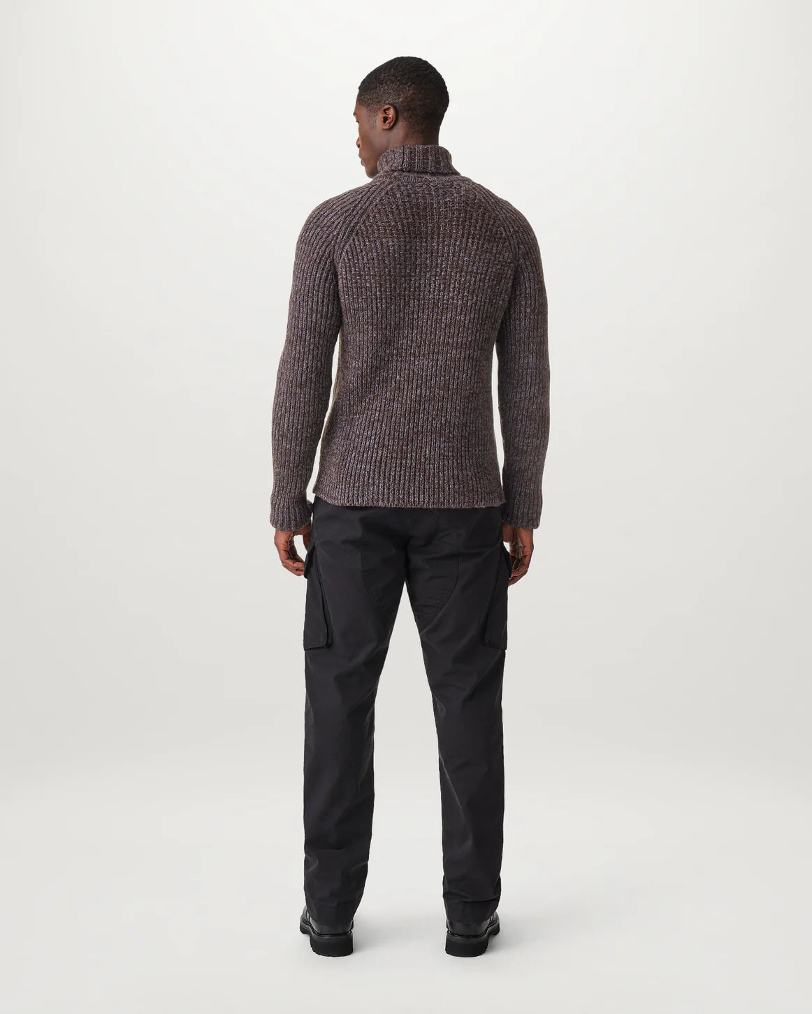 Belstaff Marine Roll Neck Jumper Charcoal/Ebony