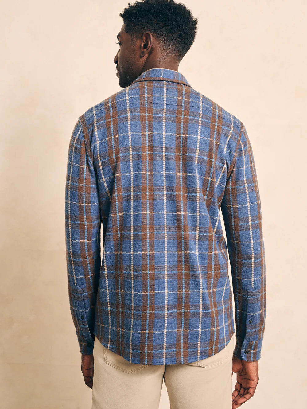 Faherty Legend Sweater Shirt Alpine Lake Plaid