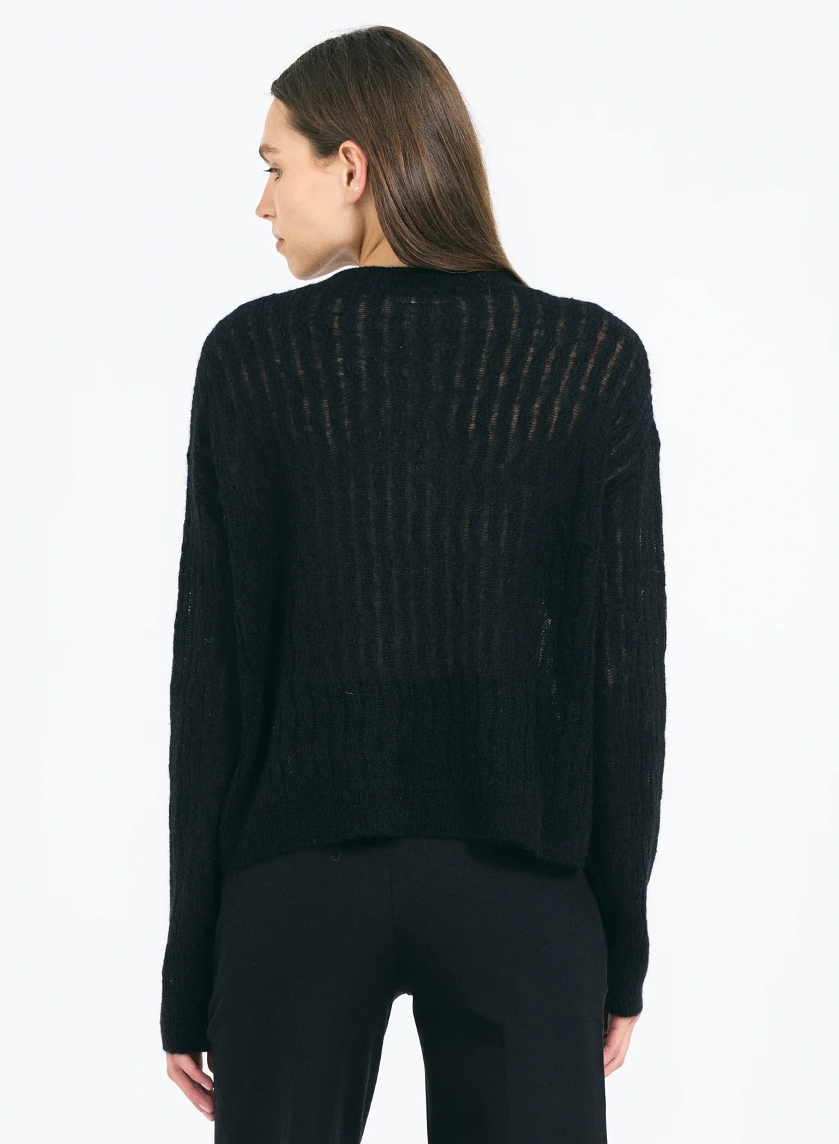 One Grey Day April Pullover Black