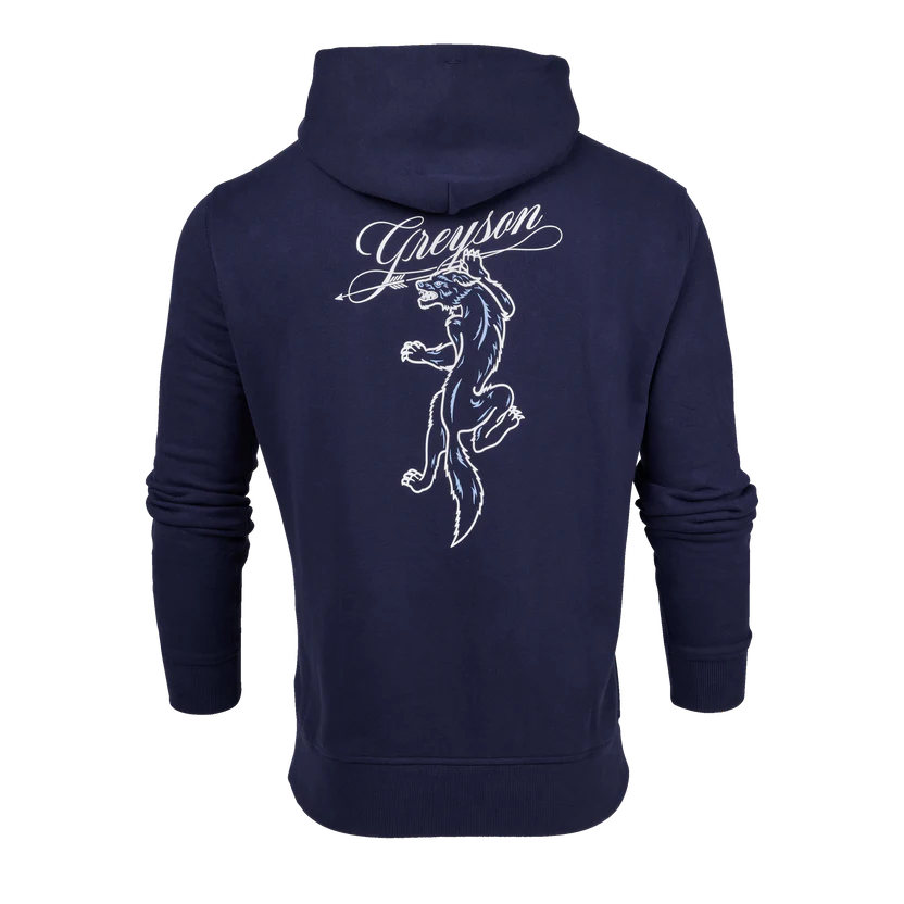 Greyson Threaded Arrow Aspen Hoodie Maltese Blue