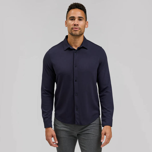 Rye 51 The Axel Sand Washed Button Down Navy