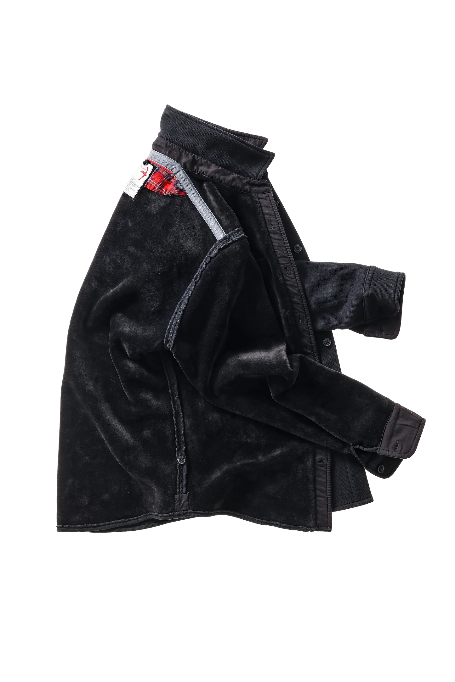 Relwen Pique Fleece Workshirt Black