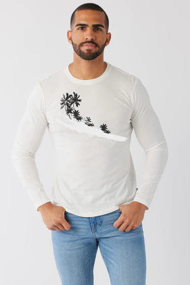 Sol Angeles Black Diamond LS Crew D White