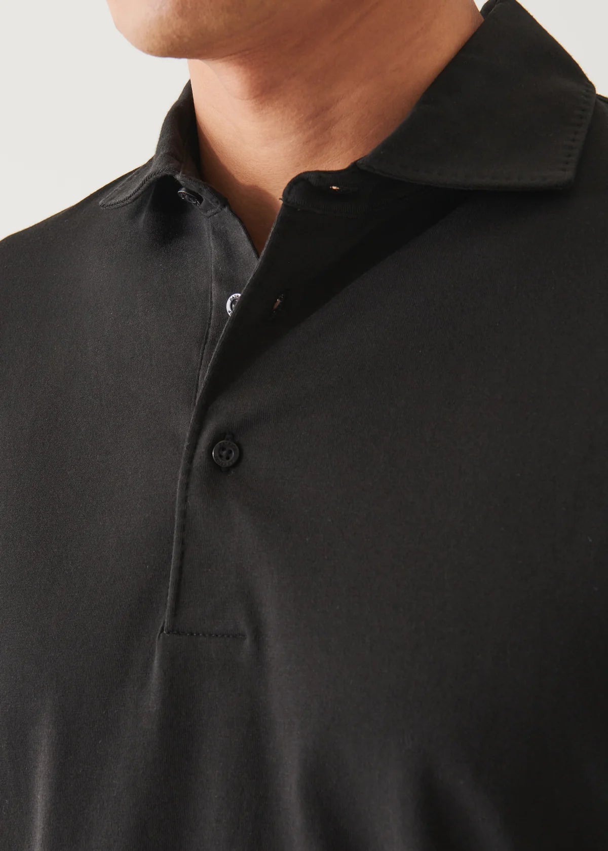 Patrick Assaraf LS Iconic PS Polo Black