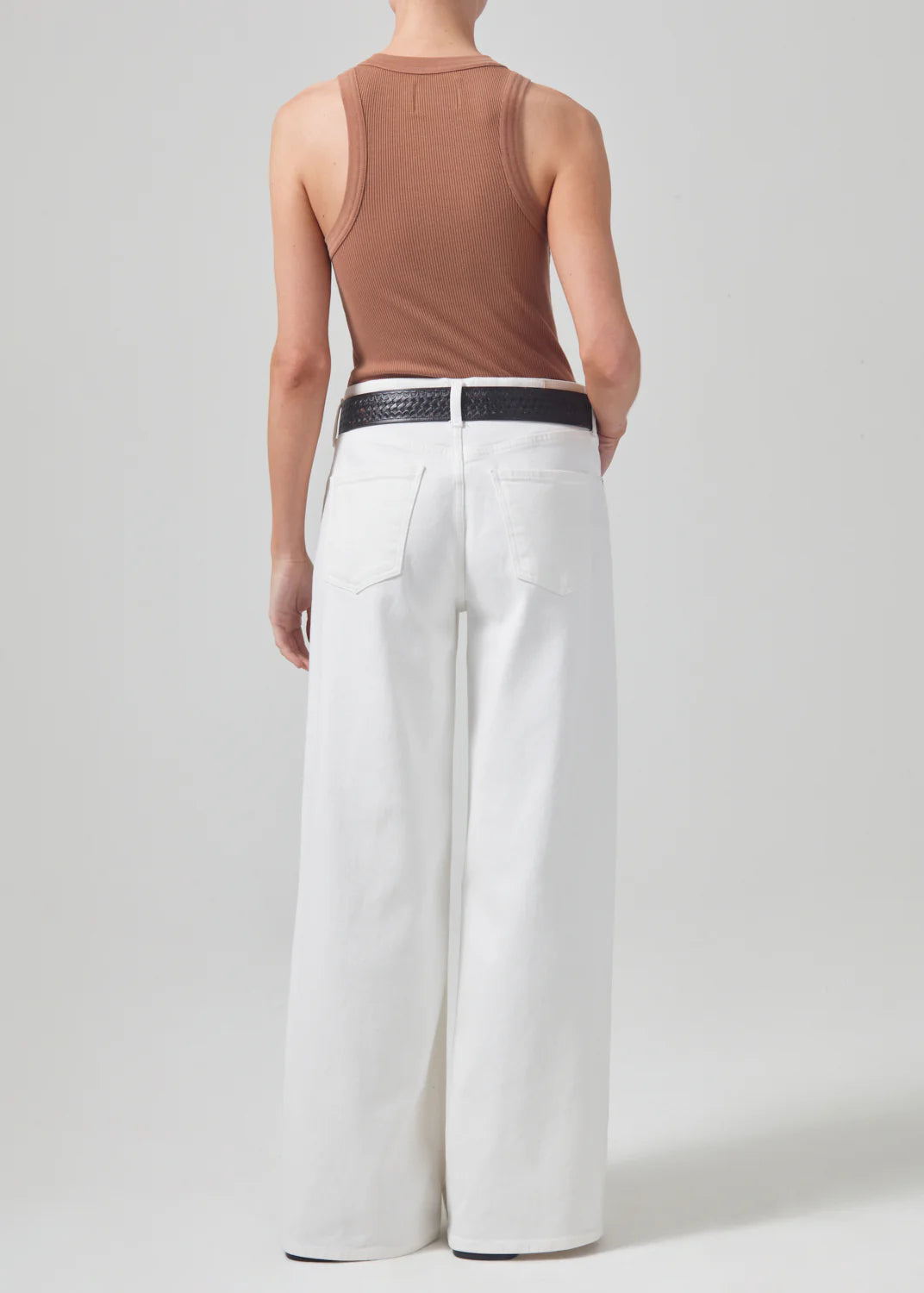 Citizens of Humanity Lolli Mid Rise Baggy in Blanco
