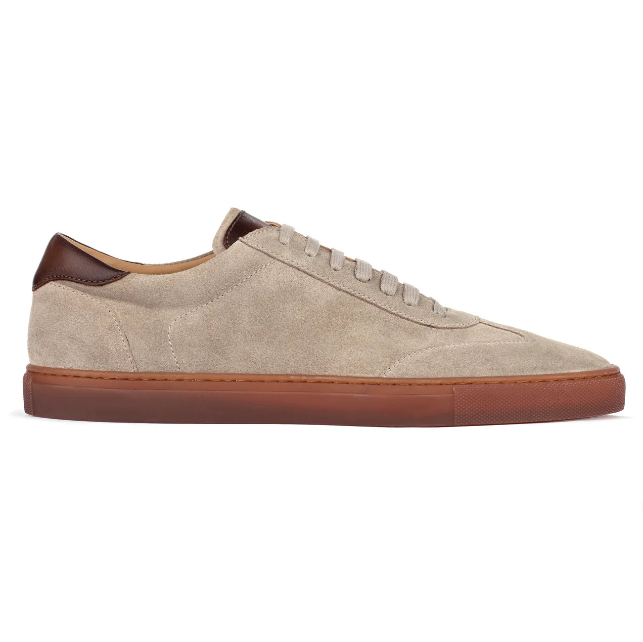 To Boot Brio Tan Sued Sneaker w/ Gum Sole