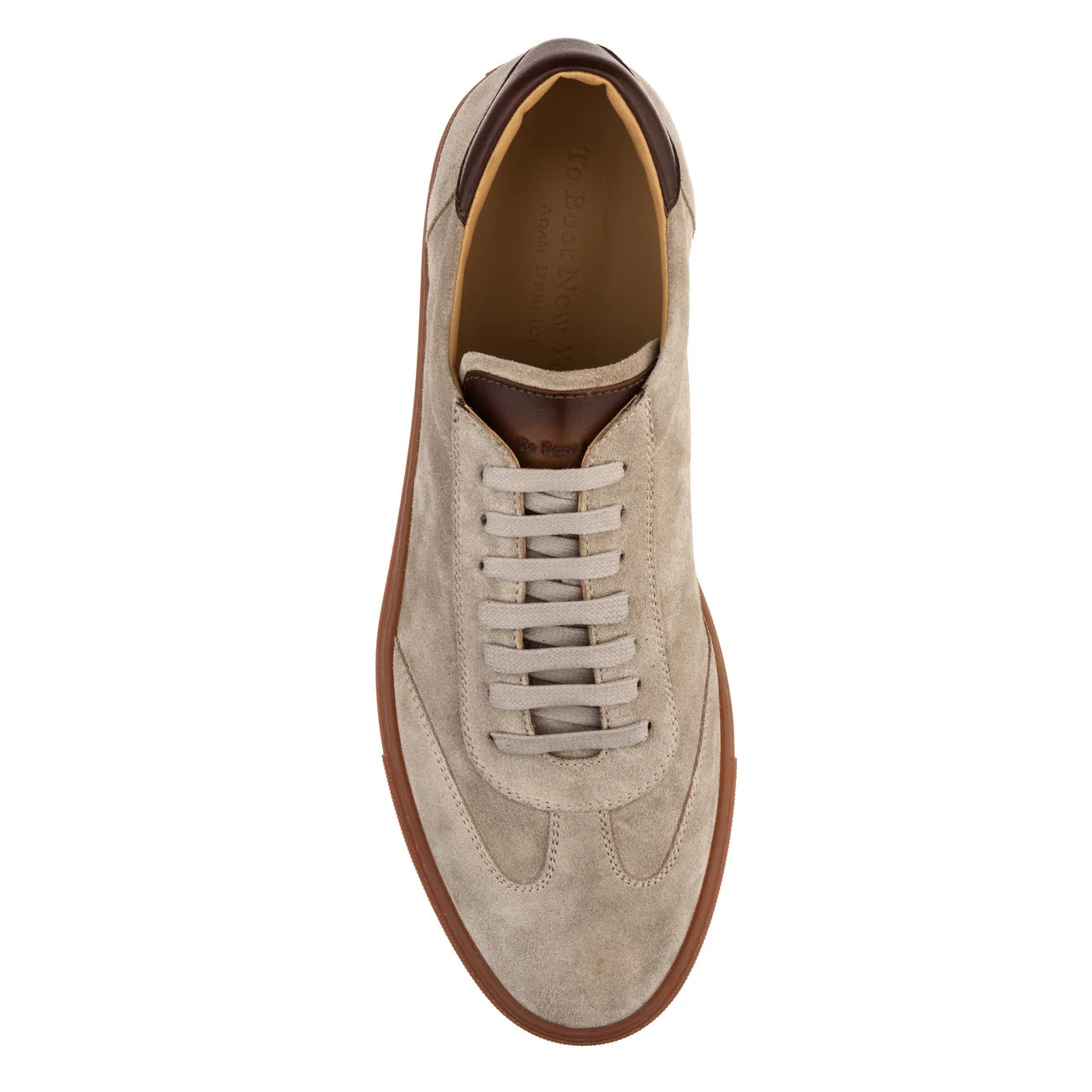 To Boot Brio Tan Sued Sneaker w/ Gum Sole