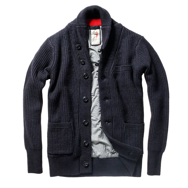 Relwen Shawl Cardigan Dark Navy