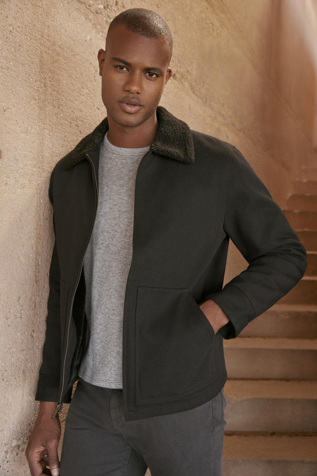 Velvet Cash LS Jacket Black
