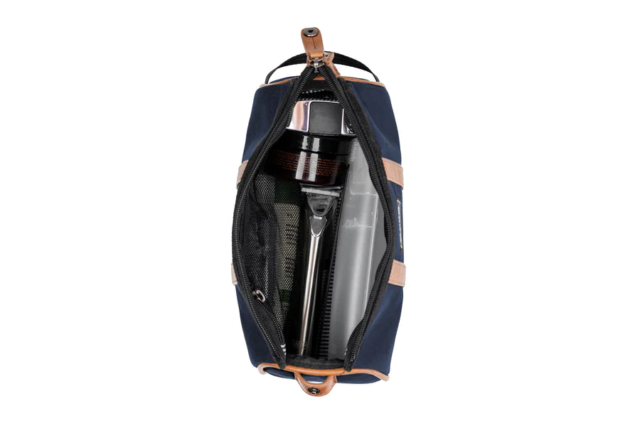 PKG Charlotte Toiletry Bag Navy/Tan
