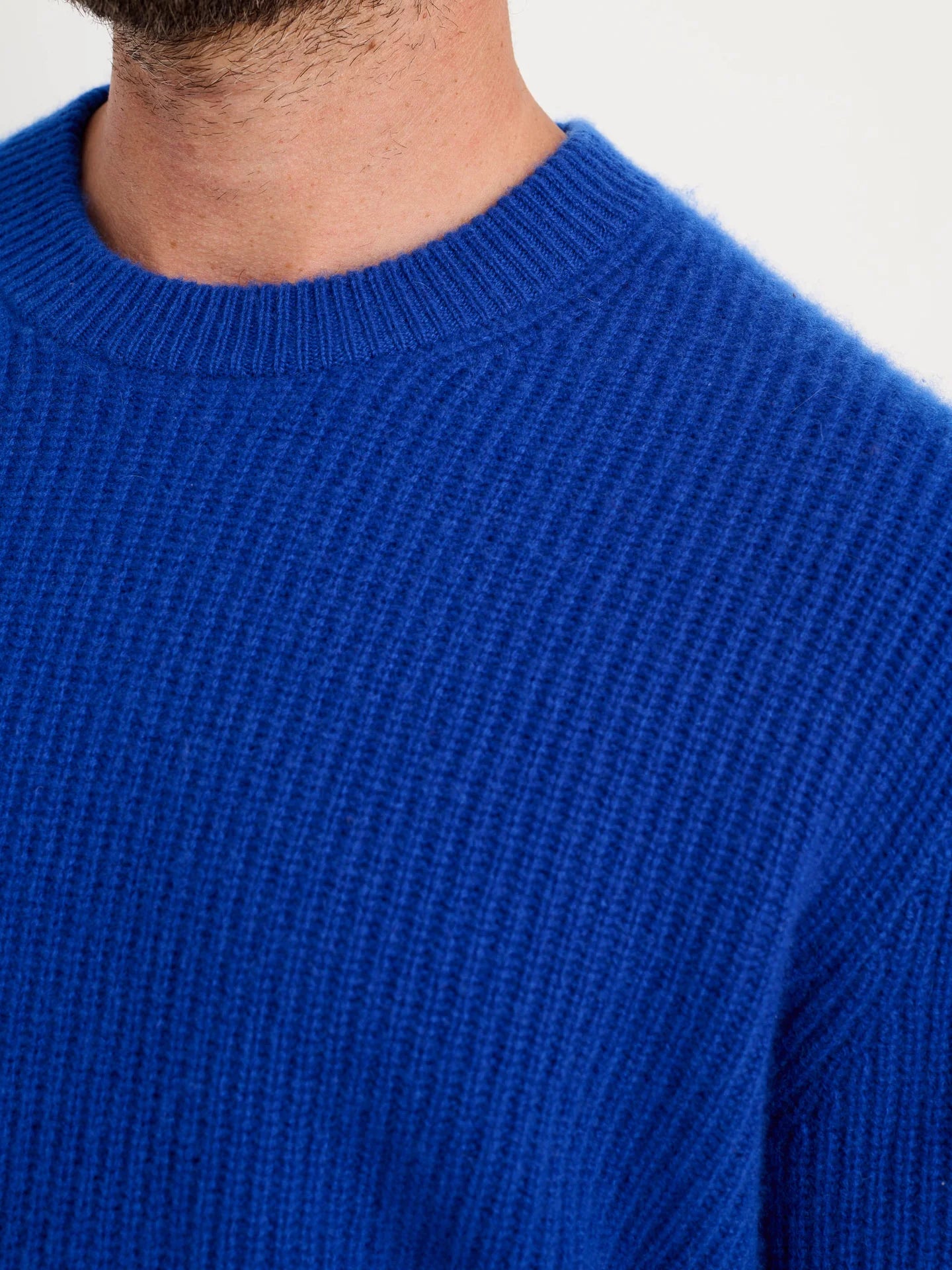 Alex Mill Jordan Washed Cashmere Sweater Cobalt