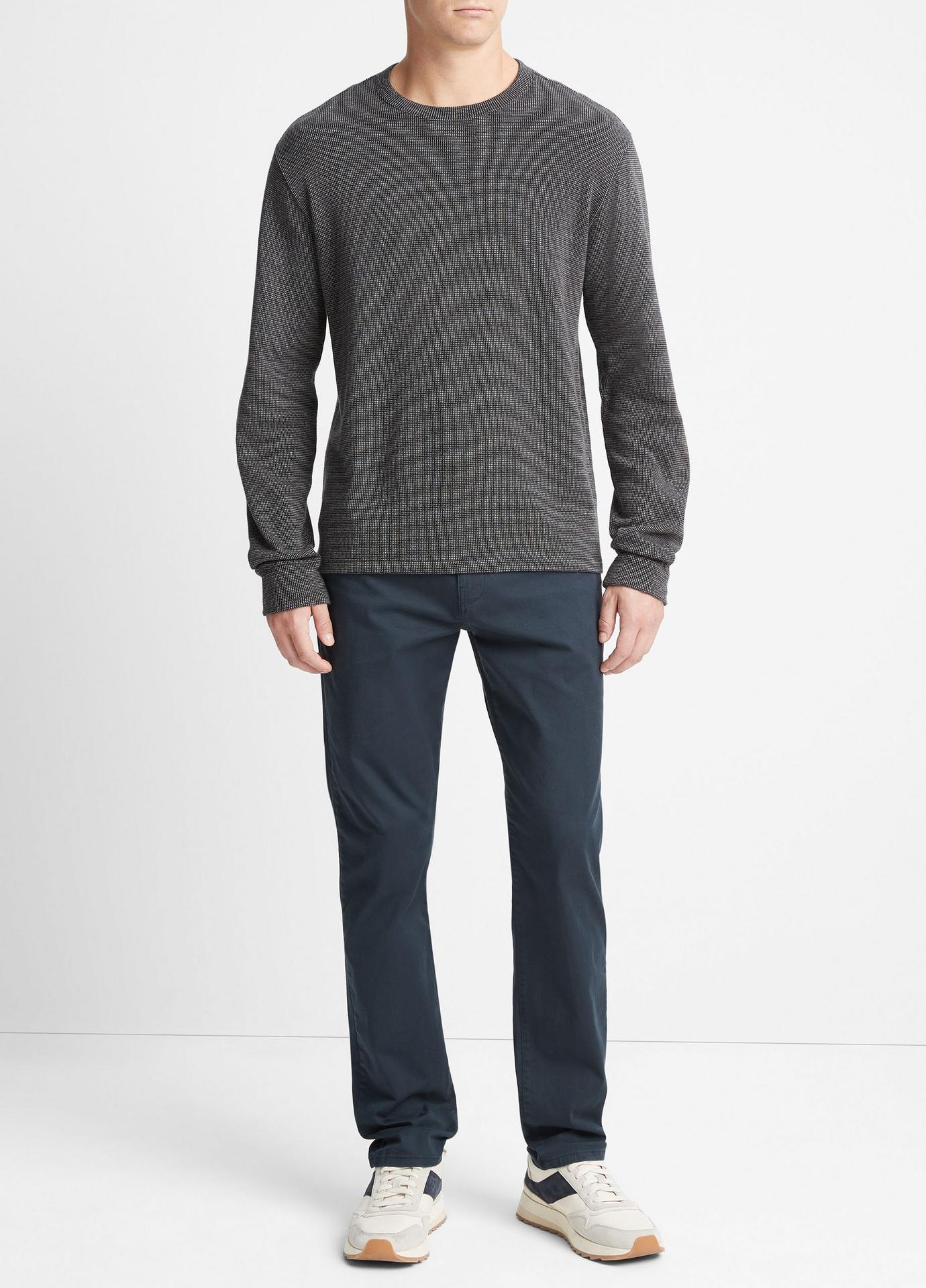Vince Textured Thermal LS Crew Coastal Combo