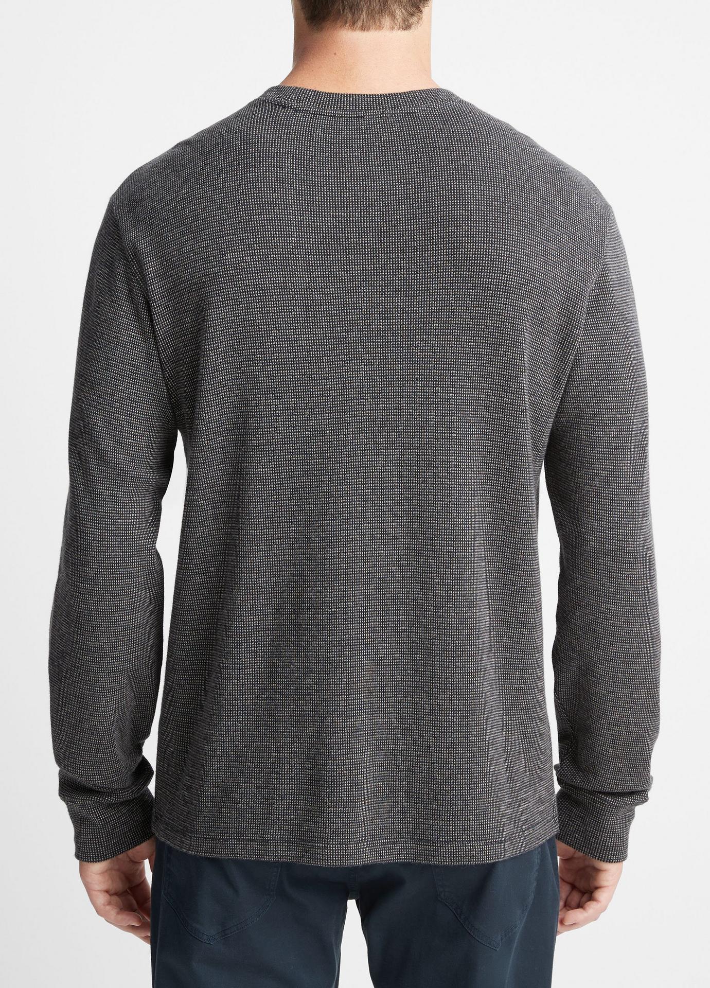 Vince Textured Thermal LS Crew Coastal Combo