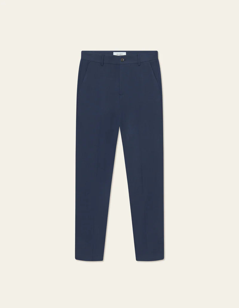 Les Deux Como Reg Texture Suit Pants Dark Navy
