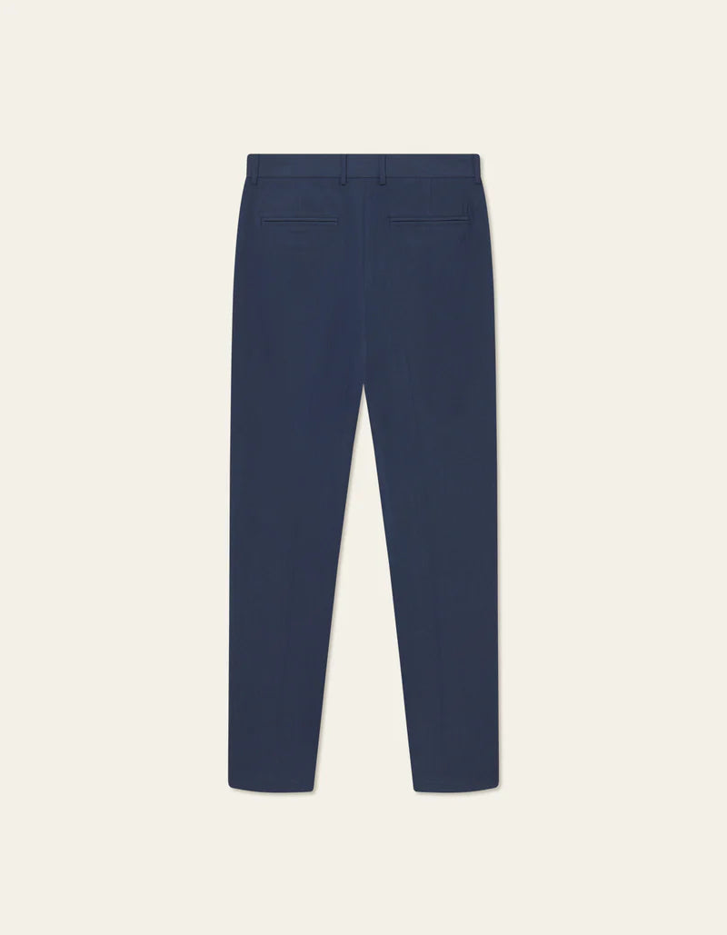 Les Deux Como Reg Texture Suit Pants Dark Navy