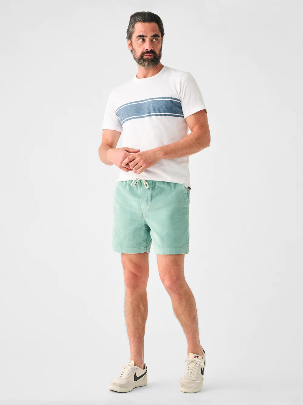 Faherty Drawstring Cord Short Lagoon Teal