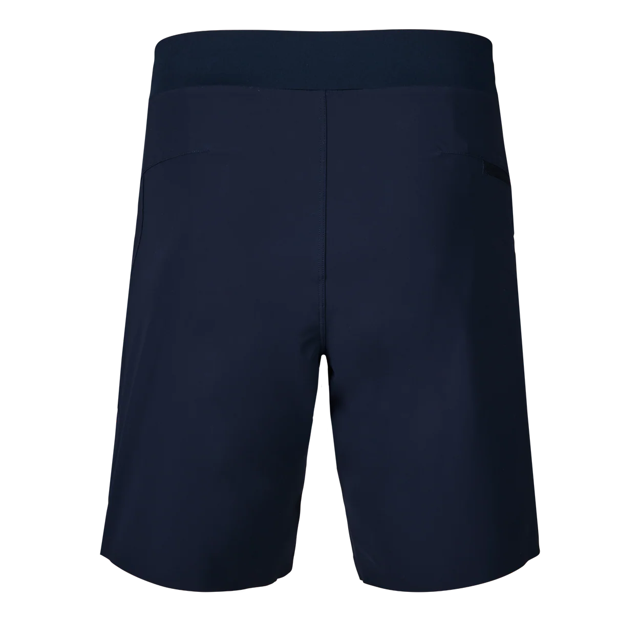 Greyson Coywolf athletic shorts in navy blue with elastic waistband and clean minimalist design.