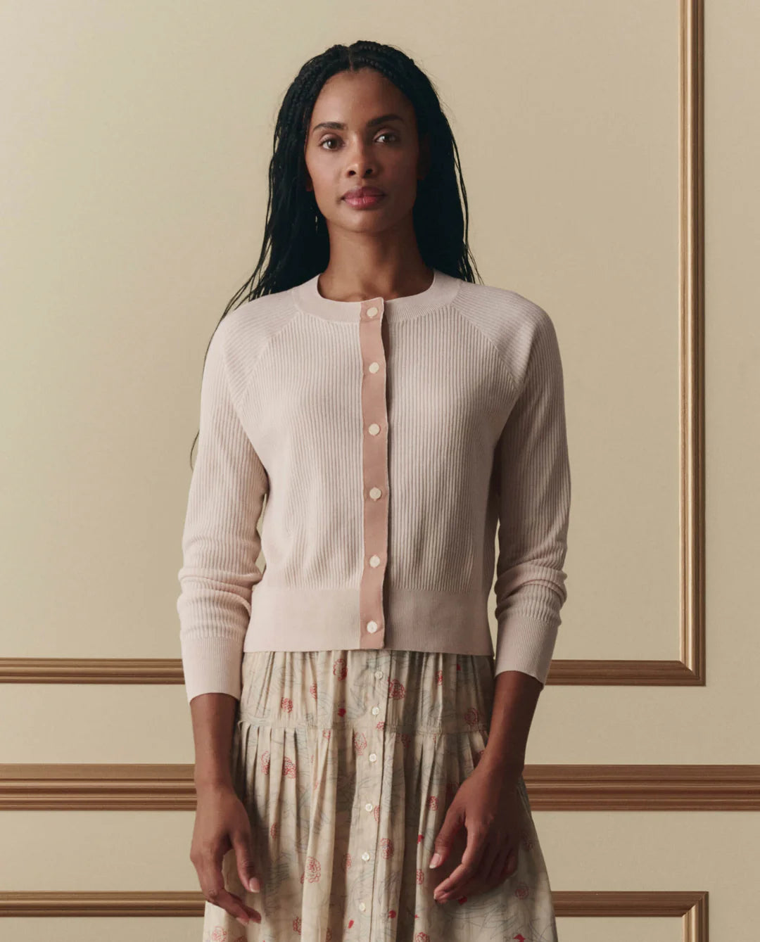 The Great The Dainty Cardigan Soft Petal for Women – GraeClothing