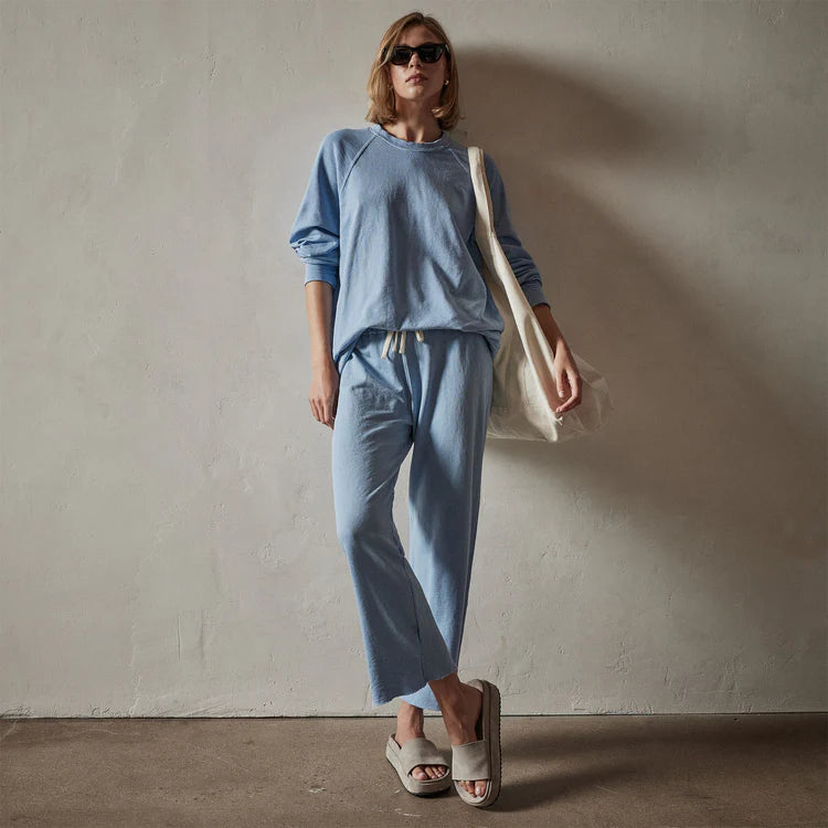 James Perse French Terry Relaxed Sweatshirt Delta Pigment