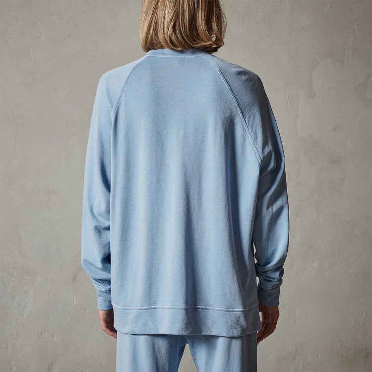 James Perse French Terry Relaxed Sweatshirt Delta Pigment