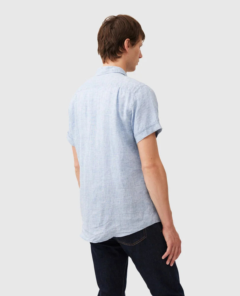 Rodd & Gunn Palm Beach SS Linen Shirt Denim