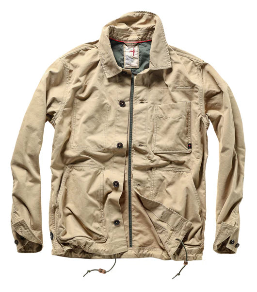 Relwen Canvas Chore Coat Drill Khaki