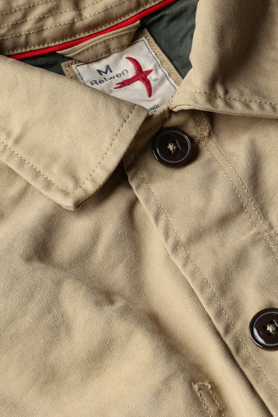 Relwen Canvas Chore Coat Drill Khaki