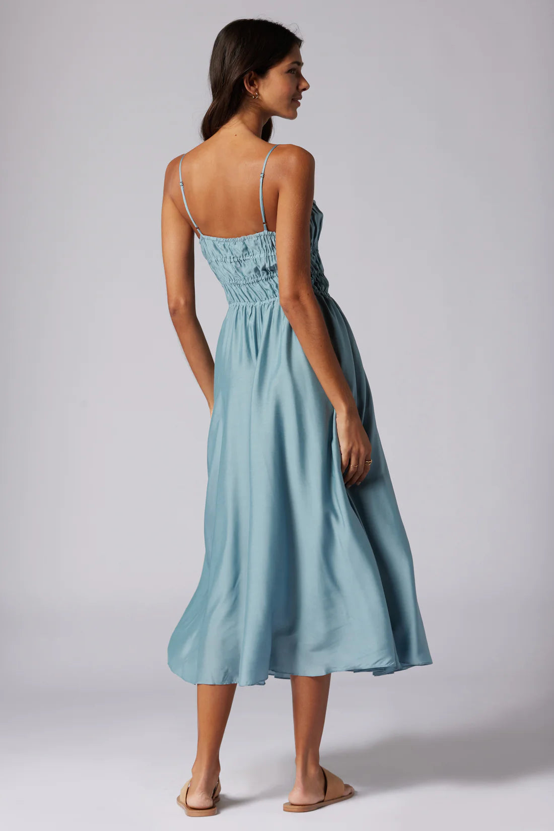 Joie Elena Dress Empire Citadel Blue