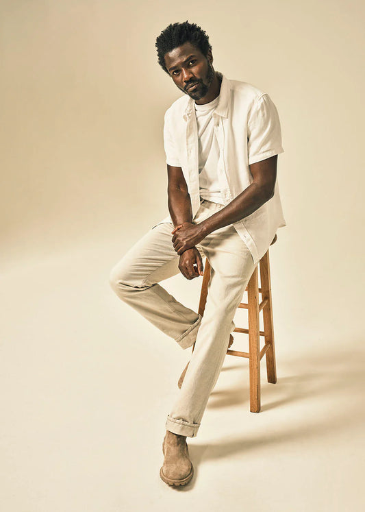 Citizens of Humanity Elijah Stretch Linen Natural