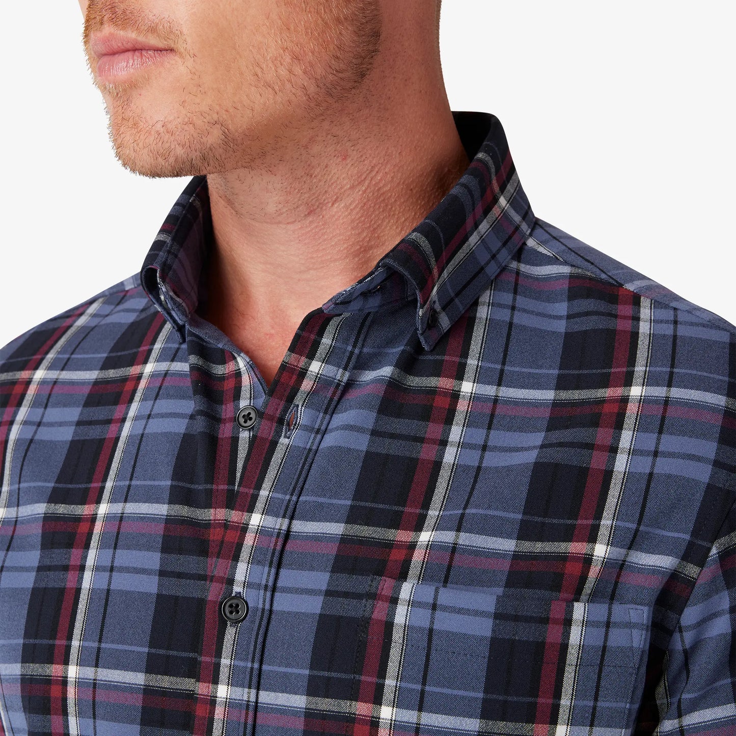 Mizzen + Main City Flannel Coastal Fjord Bryant Plaid