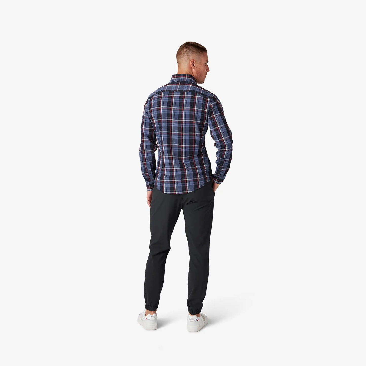 Mizzen + Main City Flannel Coastal Fjord Bryant Plaid
