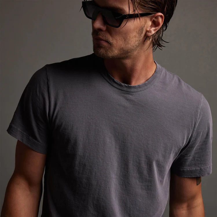 J Perse S/S Crew Flannel Pigment