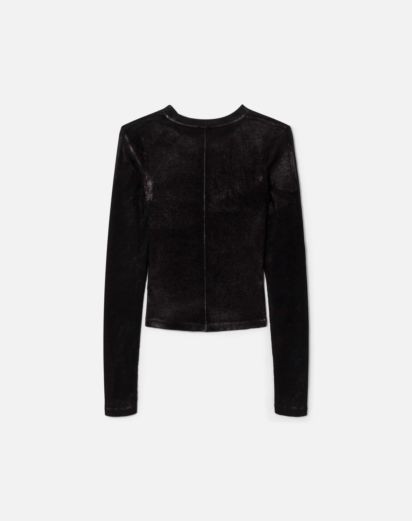 Re/Done LS Black Foil T Shirt