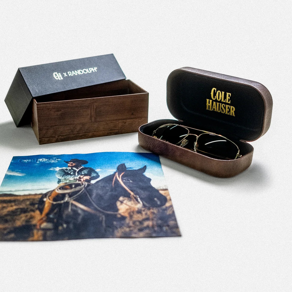 Randolph x Cole Hauser - Frontier - Satin Gunmetal & Slate