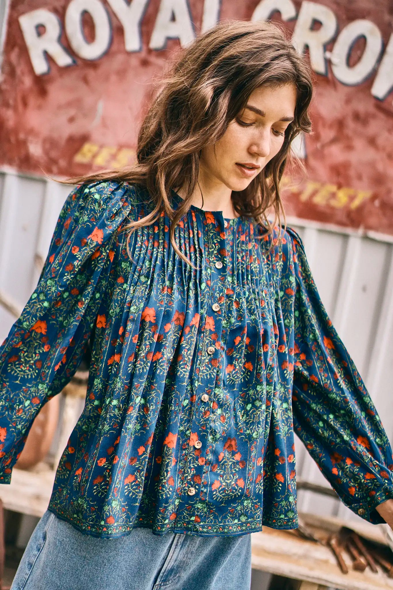 Hunter Bell Daphne Top Midnight Garden