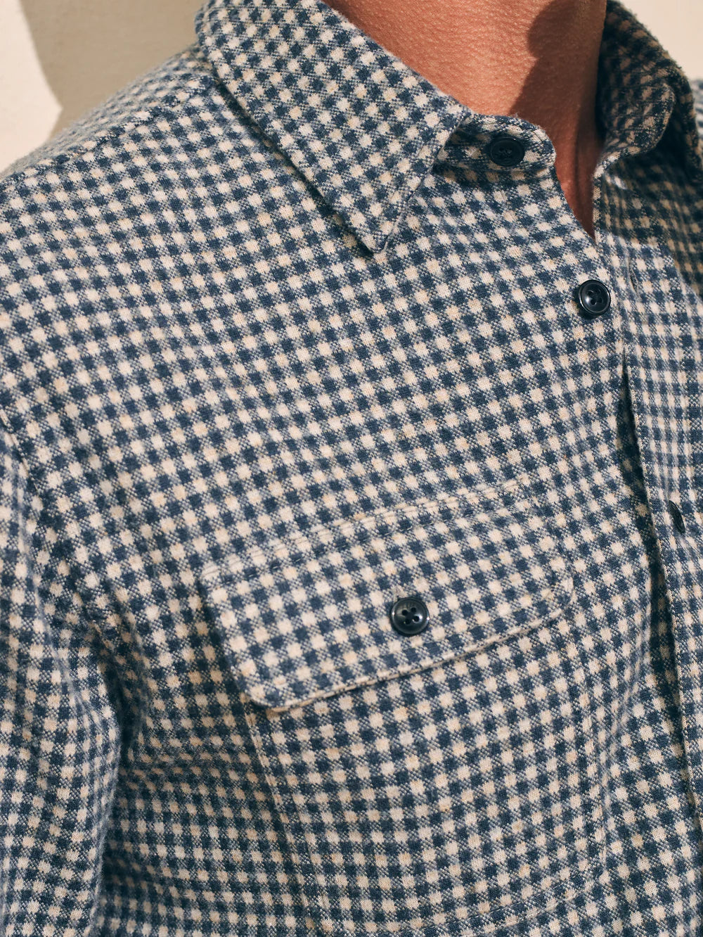 Faherty Legend Sweater Shirt Encinitas Gingham