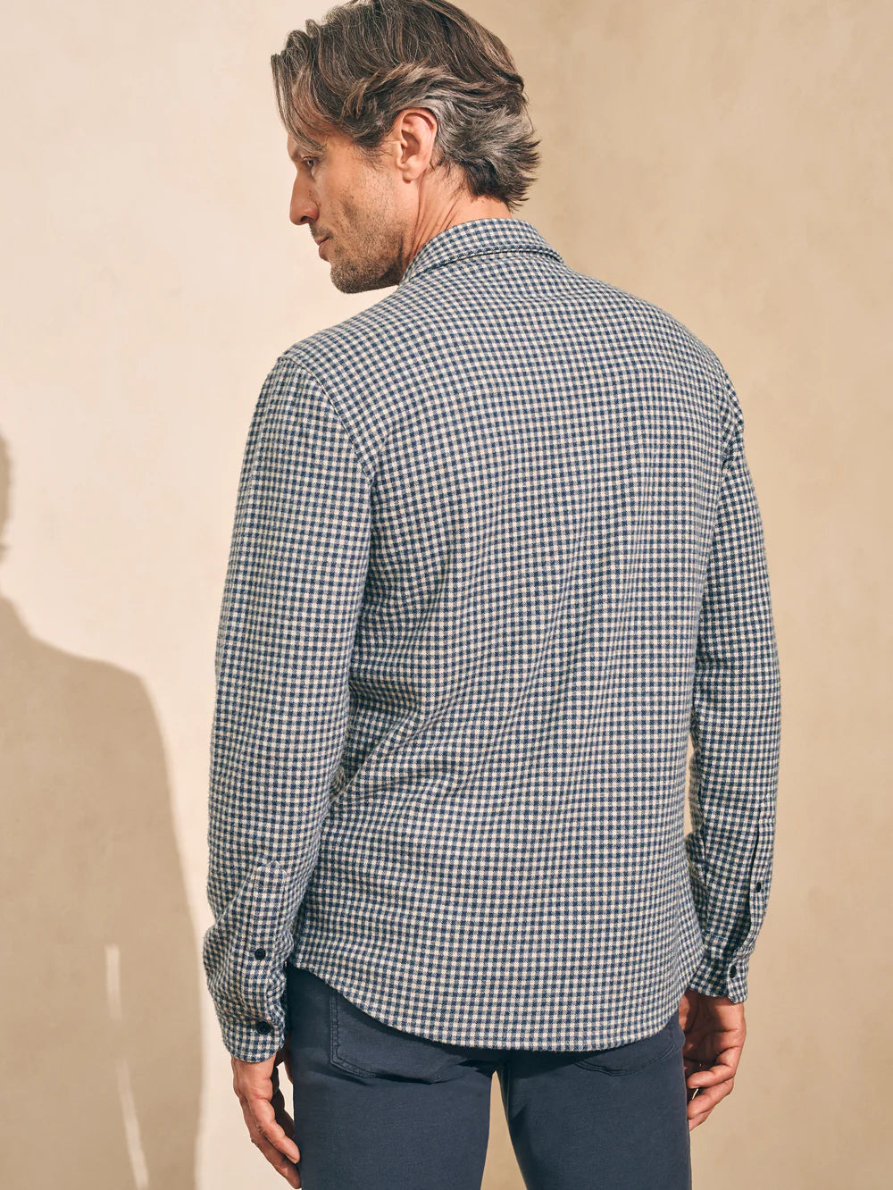 Faherty Legend Sweater Shirt Encinitas Gingham